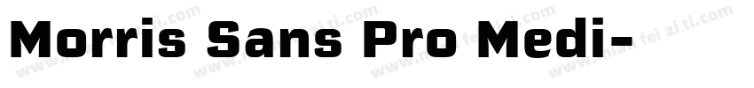 Morris Sans Pro Medi字体转换